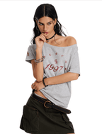 Reversible Gothic Cross Off - Shoulder Tee - COPPING THREADS - 0123Start