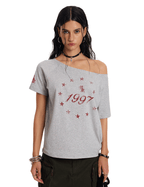 Reversible Gothic Cross Off - Shoulder Tee - COPPING THREADS - 0123Start