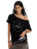 Reversible Gothic Cross Off - Shoulder Tee - COPPING THREADS - 0123Start