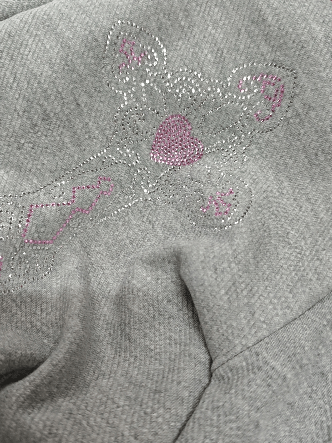 Rhinestone Cross Cargo Sweatpants - COPPING THREADS - CT Select