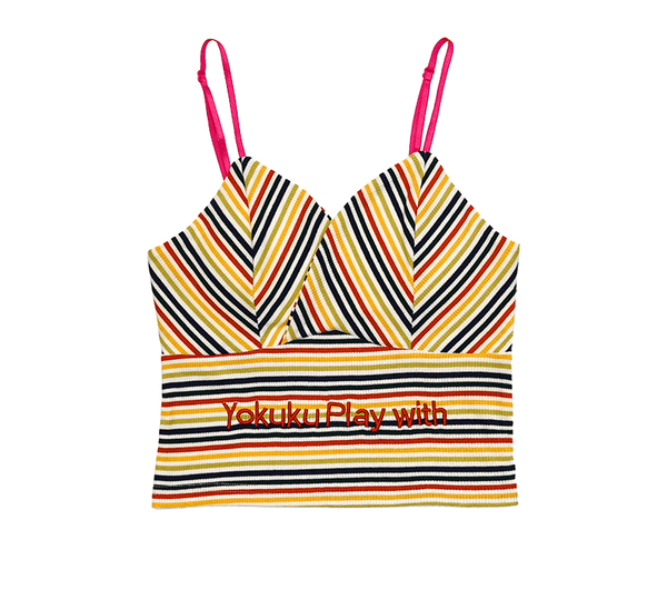 Ribbed Padded Cami Top - COPPING THREADS - Yokuku
