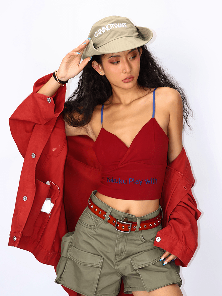 Ribbed Padded Cami Top - COPPING THREADS - Yokuku