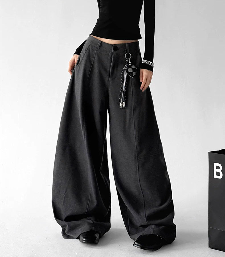 Ring-Detail Wide-Leg Pants - COPPING THREADS - CT ORIGINALS