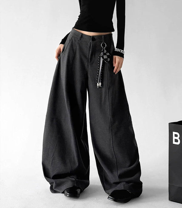Ring-Detail Wide-Leg Pants - COPPING THREADS - CT ORIGINALS