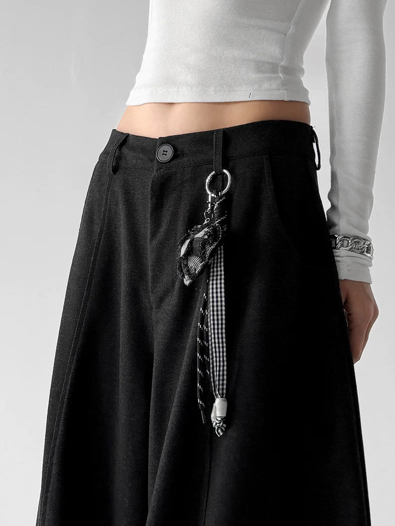 Ring-Detail Wide-Leg Pants - COPPING THREADS - CT ORIGINALS