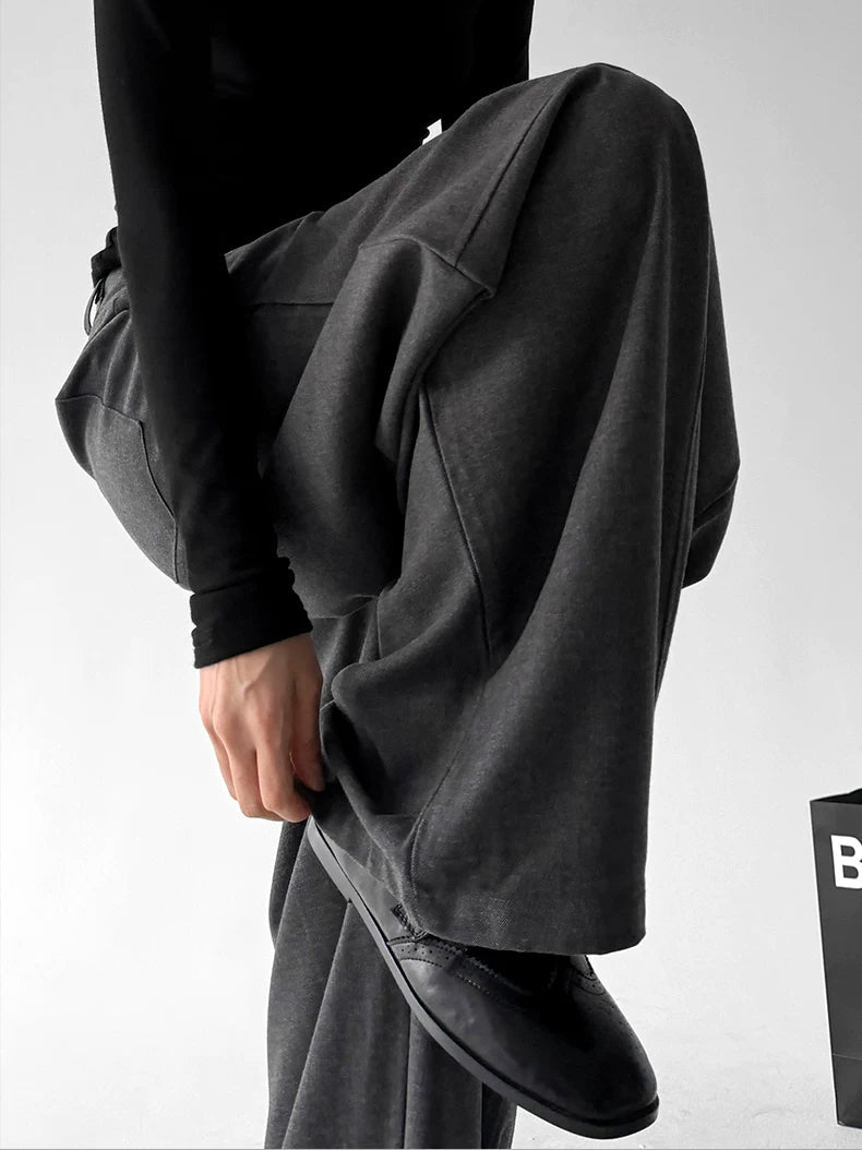 Ring-Detail Wide-Leg Pants - COPPING THREADS - CT ORIGINALS