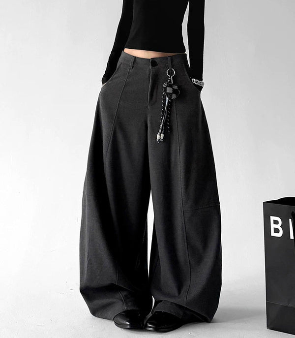 Ring-Detail Wide-Leg Pants - COPPING THREADS - CT ORIGINALS