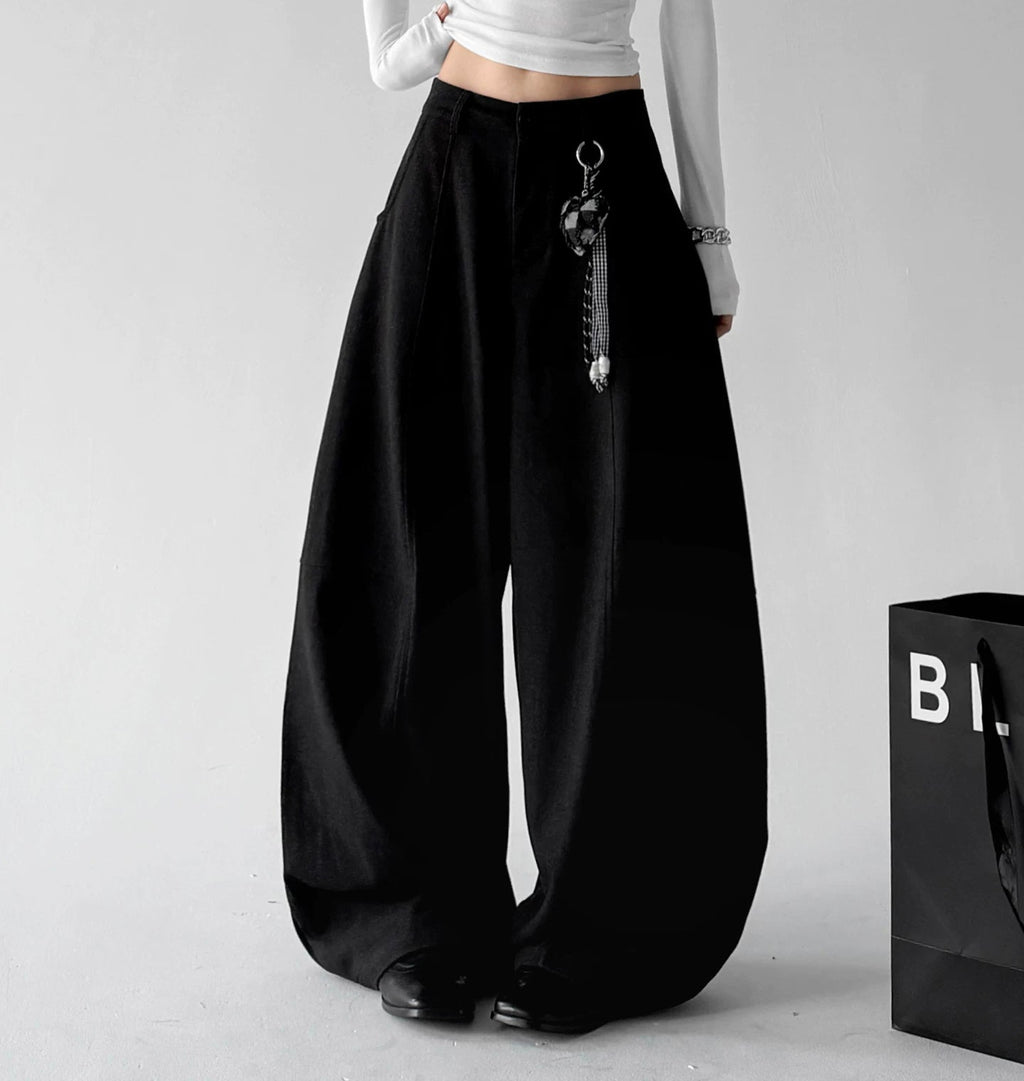 Ring-Detail Wide-Leg Pants - COPPING THREADS - CT ORIGINALS