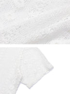 Ripple Lace Polo Tee - COPPING THREADS - APRIORITY