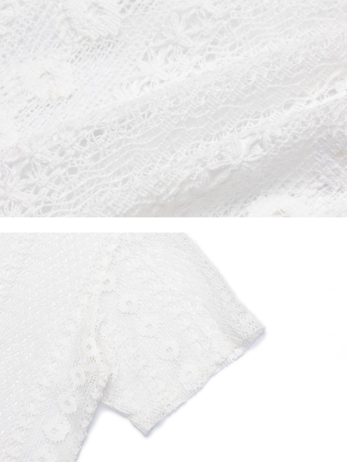 Ripple Lace Polo Tee - COPPING THREADS - APRIORITY