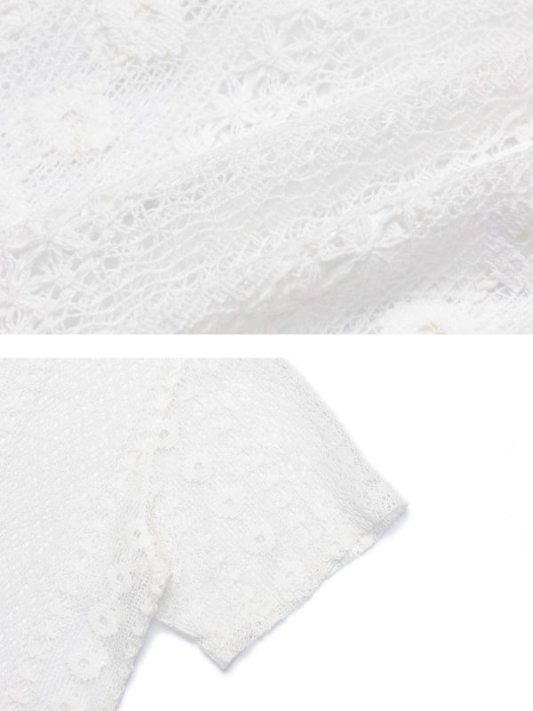Ripple Lace Polo Tee - COPPING THREADS - APRIORITY