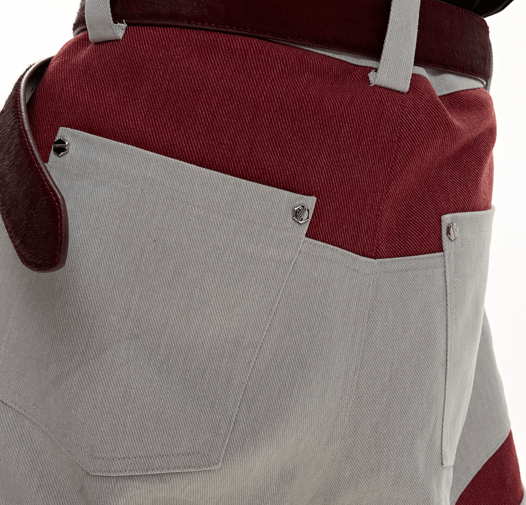 Rivet Accents Multi - Panel Wide - Leg Cargo Pants - COPPING THREADS - ArguE CulturE