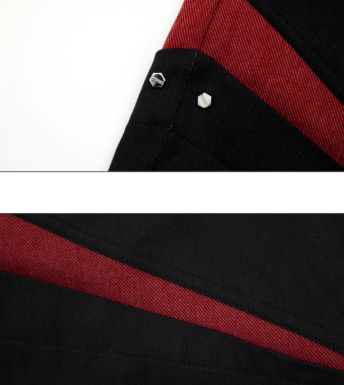 Rivet Accents Multi - Panel Wide - Leg Cargo Pants - COPPING THREADS - ArguE CulturE