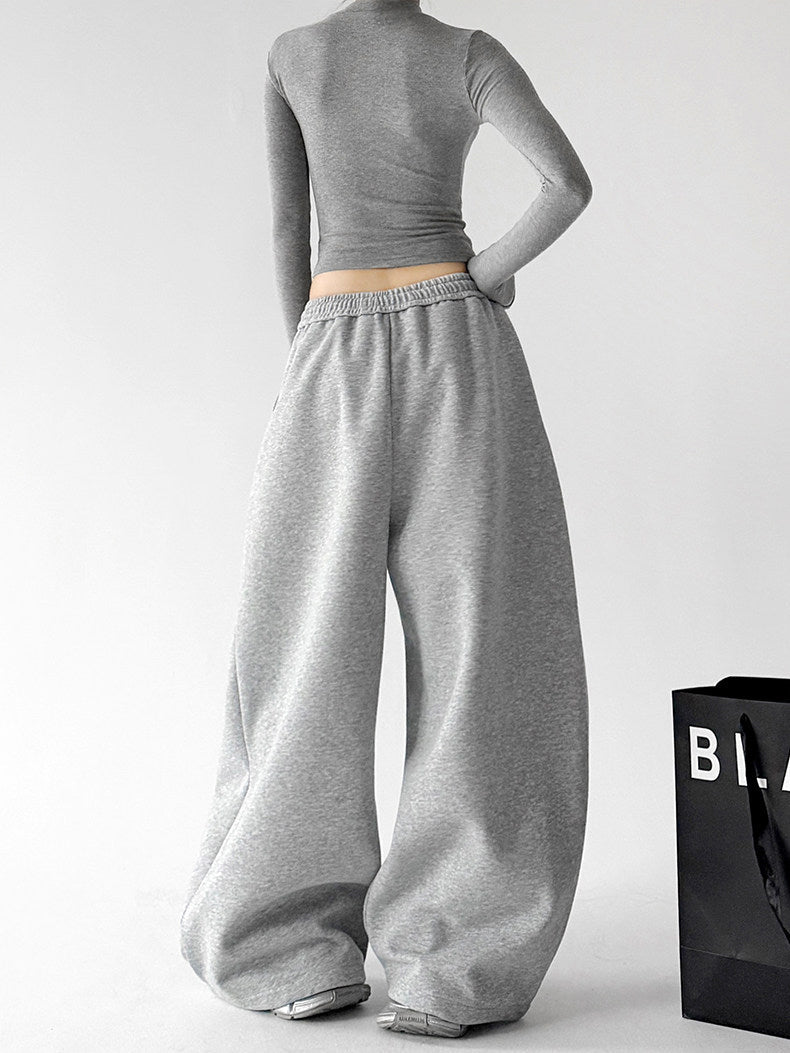 Rivet-Detail Wide-Leg Sweatpants - CT6259 - COPPING THREADS - CT ORIGINALS