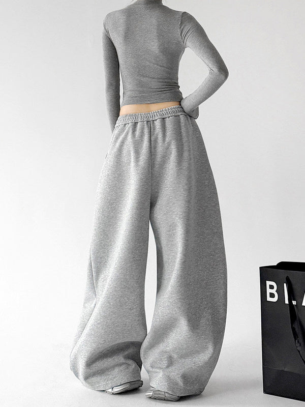 Rivet-Detail Wide-Leg Sweatpants - CT6259 - COPPING THREADS - CT ORIGINALS