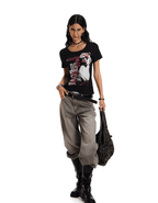 Rock Girl Fitted Scoop Neck Tee - COPPING THREADS - 0123Start