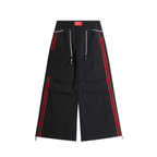 Rope - Waist Contrast Stripe Parachute Cargo Pants - COPPING THREADS - CT Select