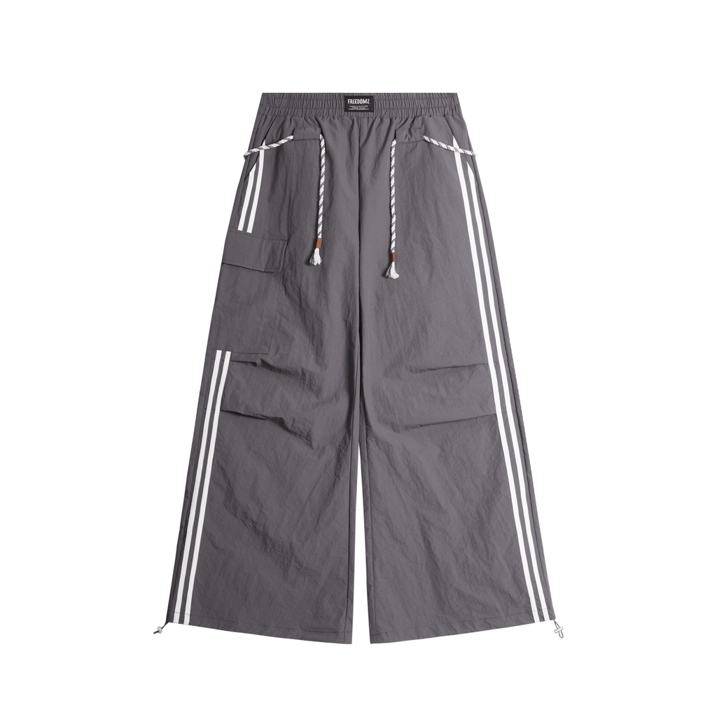 Rope - Waist Contrast Stripe Parachute Cargo Pants - COPPING THREADS - CT Select