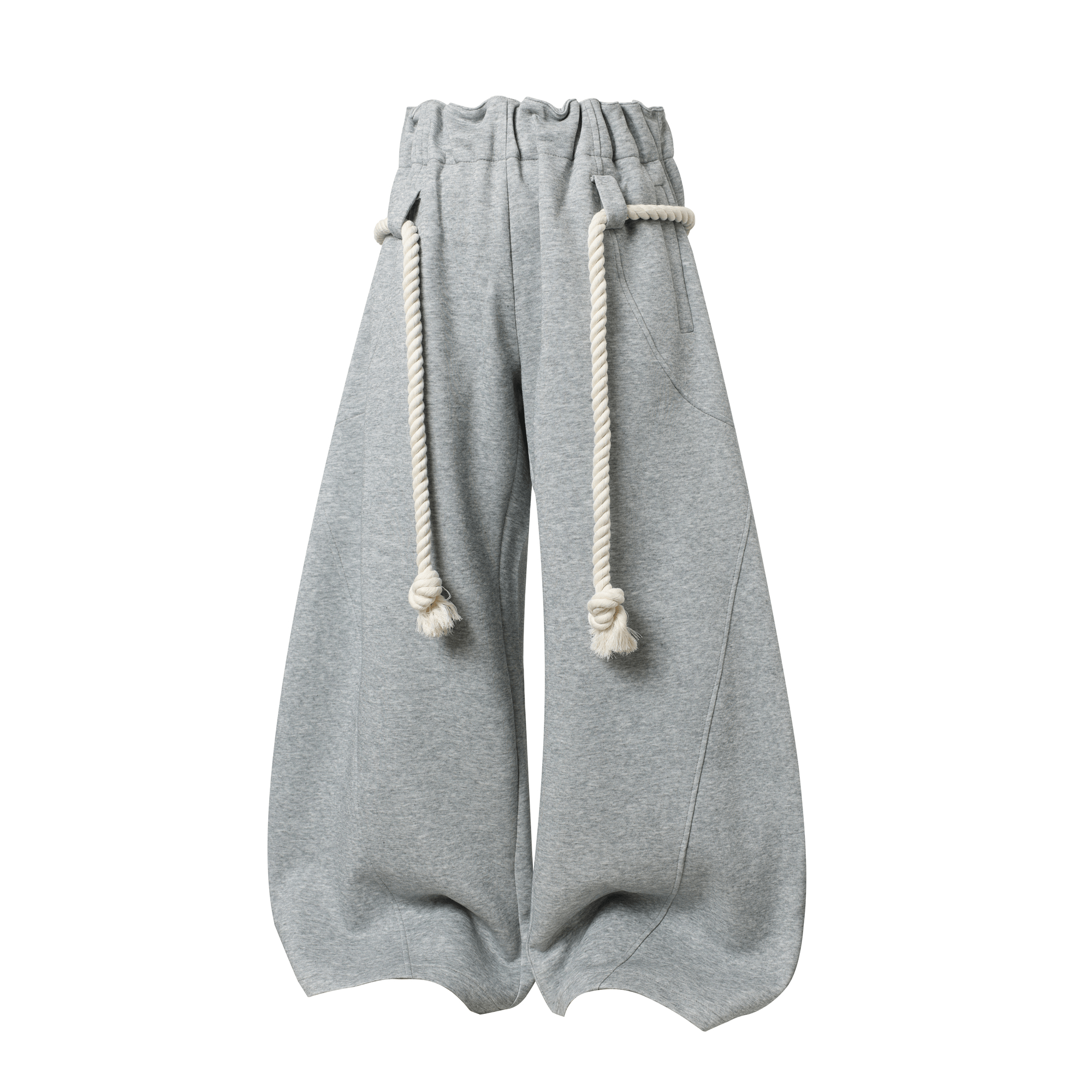 Rope - Waist Deconstructed Wide - Leg Sweatpants - COPPING THREADS - CT Select