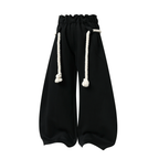 Rope - Waist Deconstructed Wide - Leg Sweatpants - COPPING THREADS - CT Select