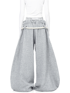 Rope - Waist Deconstructed Wide - Leg Sweatpants - COPPING THREADS - CT Select