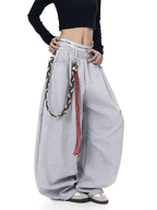 Rope‑Belt Baggy Scythe Sweatpants - COPPING THREADS - CT Select
