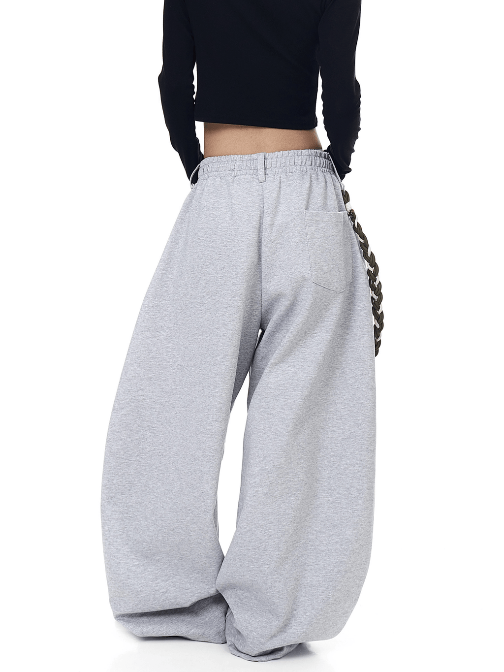 Rope‑Belt Baggy Scythe Sweatpants - COPPING THREADS - CT Select