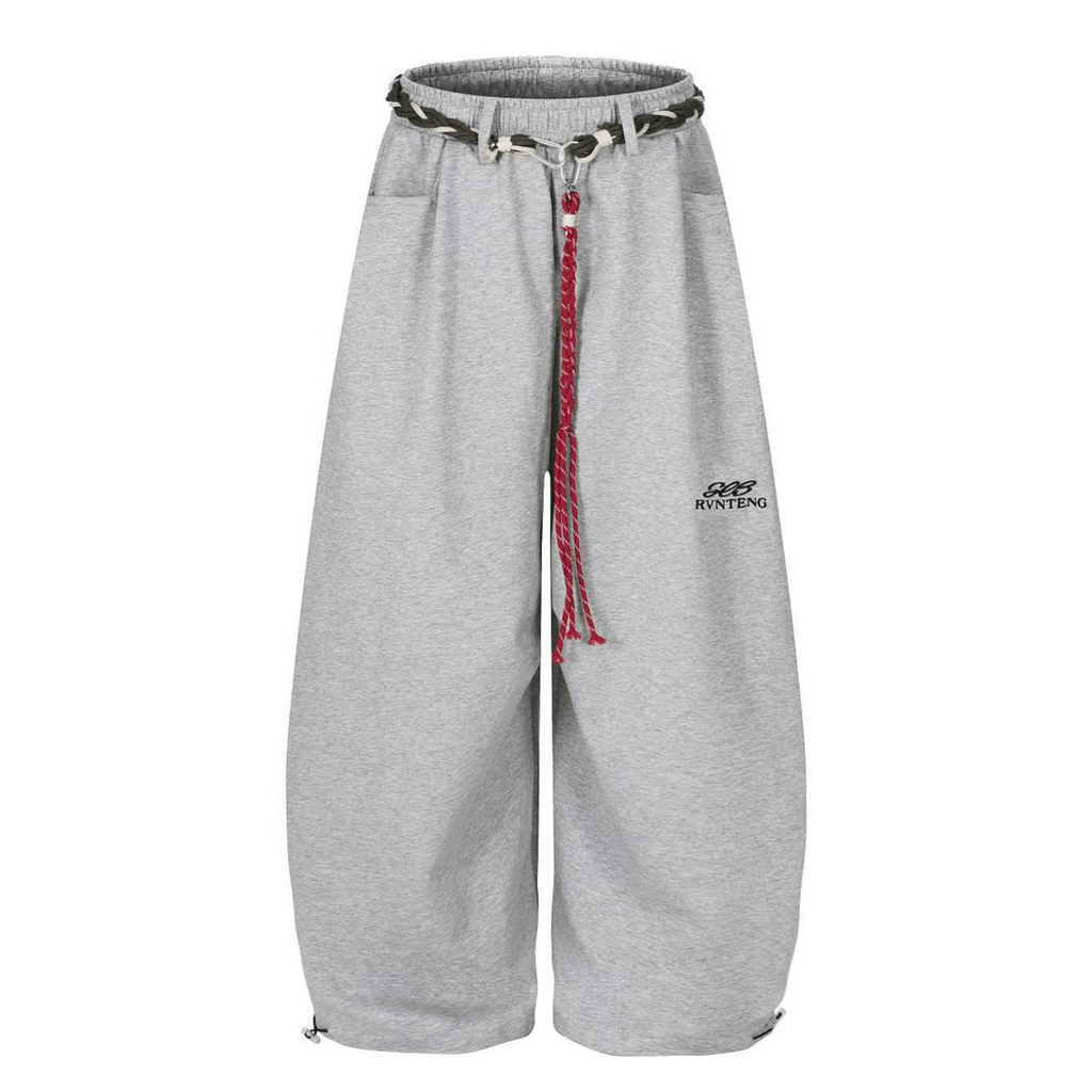 Rope‑Belt Baggy Scythe Sweatpants - COPPING THREADS - CT Select
