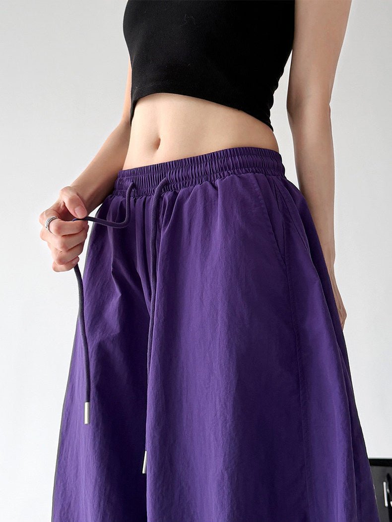 Rounded Drawstring Wide-Leg Pants - CT6249 - COPPING THREADS - CT ORIGINALS