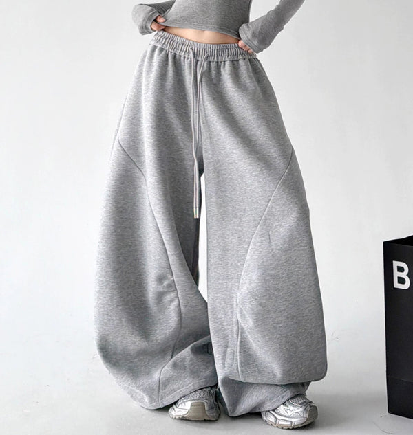 Rounded Wide-Leg Sweatpants - COPPING THREADS - CT ORIGINALS