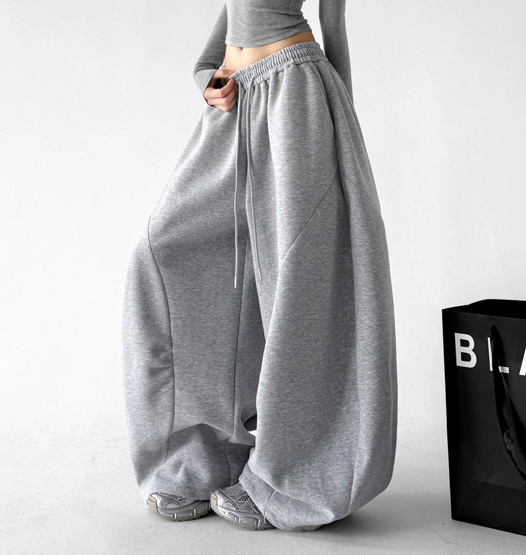 Rounded Wide-Leg Sweatpants - COPPING THREADS - CT ORIGINALS