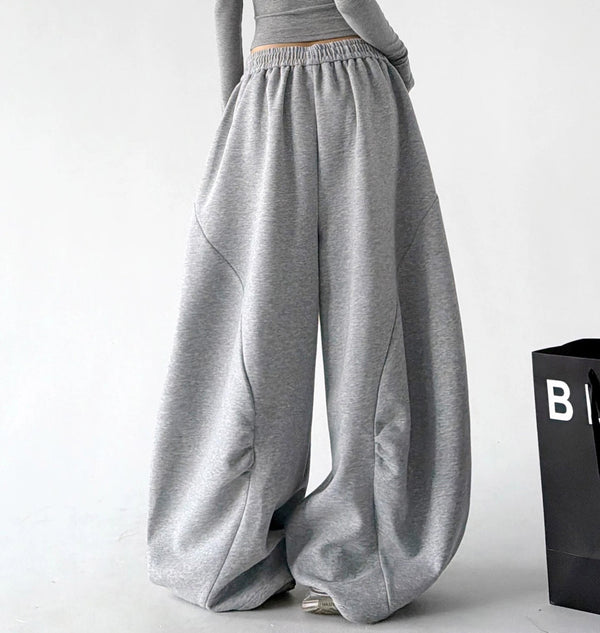 Rounded Wide-Leg Sweatpants - COPPING THREADS - CT ORIGINALS