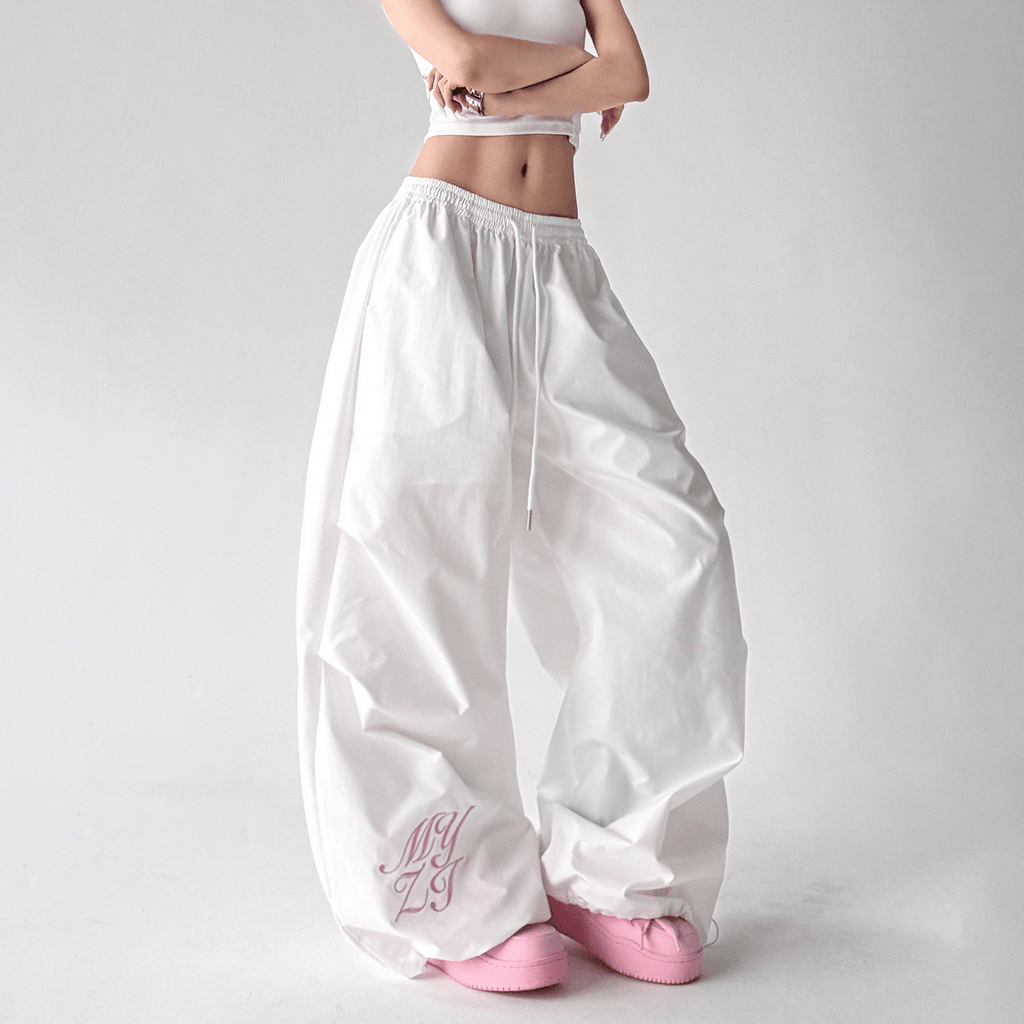 Ruched Wide - Leg Parachute Pants – CT6665 - COPPING THREADS - CT Select