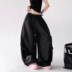 Ruched Wide - Leg Parachute Pants – CT6665 - COPPING THREADS - CT Select