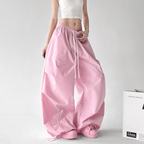 Ruched Wide - Leg Parachute Pants – CT6665 - COPPING THREADS - CT Select