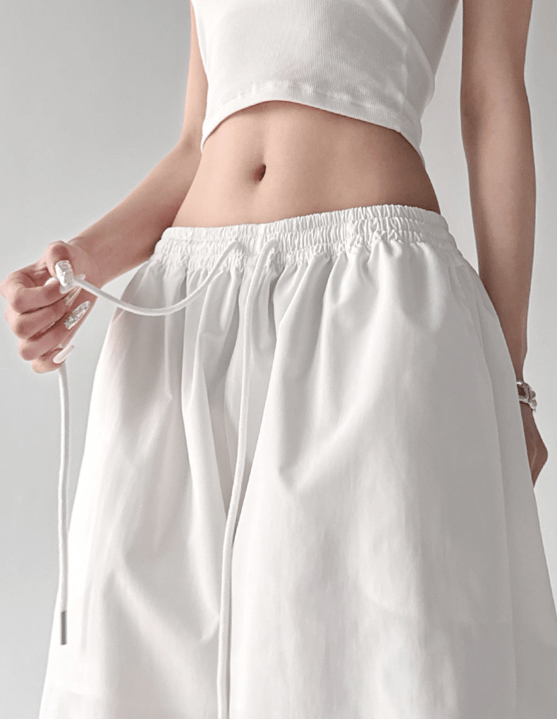 Ruched Wide - Leg Parachute Pants – CT6665 - COPPING THREADS - CT Select