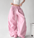 Ruched Wide - Leg Parachute Pants – CT6665 - COPPING THREADS - CT Select