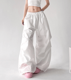 Ruched Wide - Leg Parachute Pants – CT6665 - COPPING THREADS - CT Select