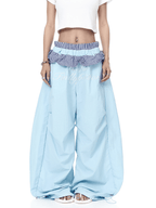 Ruffle Gingham Parachute Pants - COPPING THREADS - CT Select