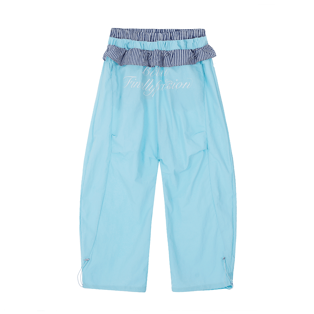Ruffle Gingham Parachute Pants - COPPING THREADS - CT Select