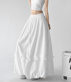 Ruffle Hem Bubble Maxi Skirt - CT5237 - COPPING THREADS - CT Select