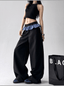 Ruffle Waist Pleated Wide - Leg Trousers - COPPING THREADS - CT Select