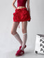 Ruffle-Waist Utility Shorts - CT04201 - COPPING THREADS - CT ORIGINALS