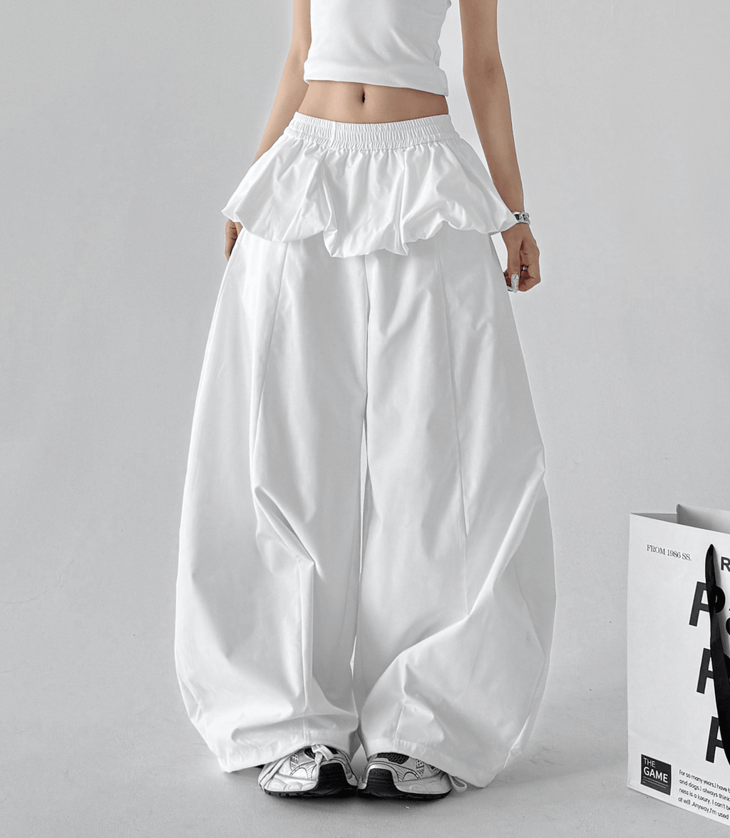 Ruffle Waist Wide - Leg Pants – CT6671 - COPPING THREADS - CT Select