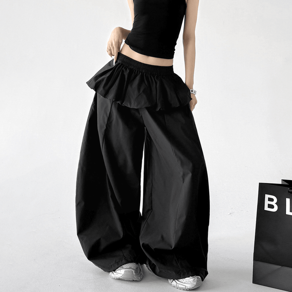 Ruffle Waist Wide - Leg Pants – CT6671 - COPPING THREADS - CT Select