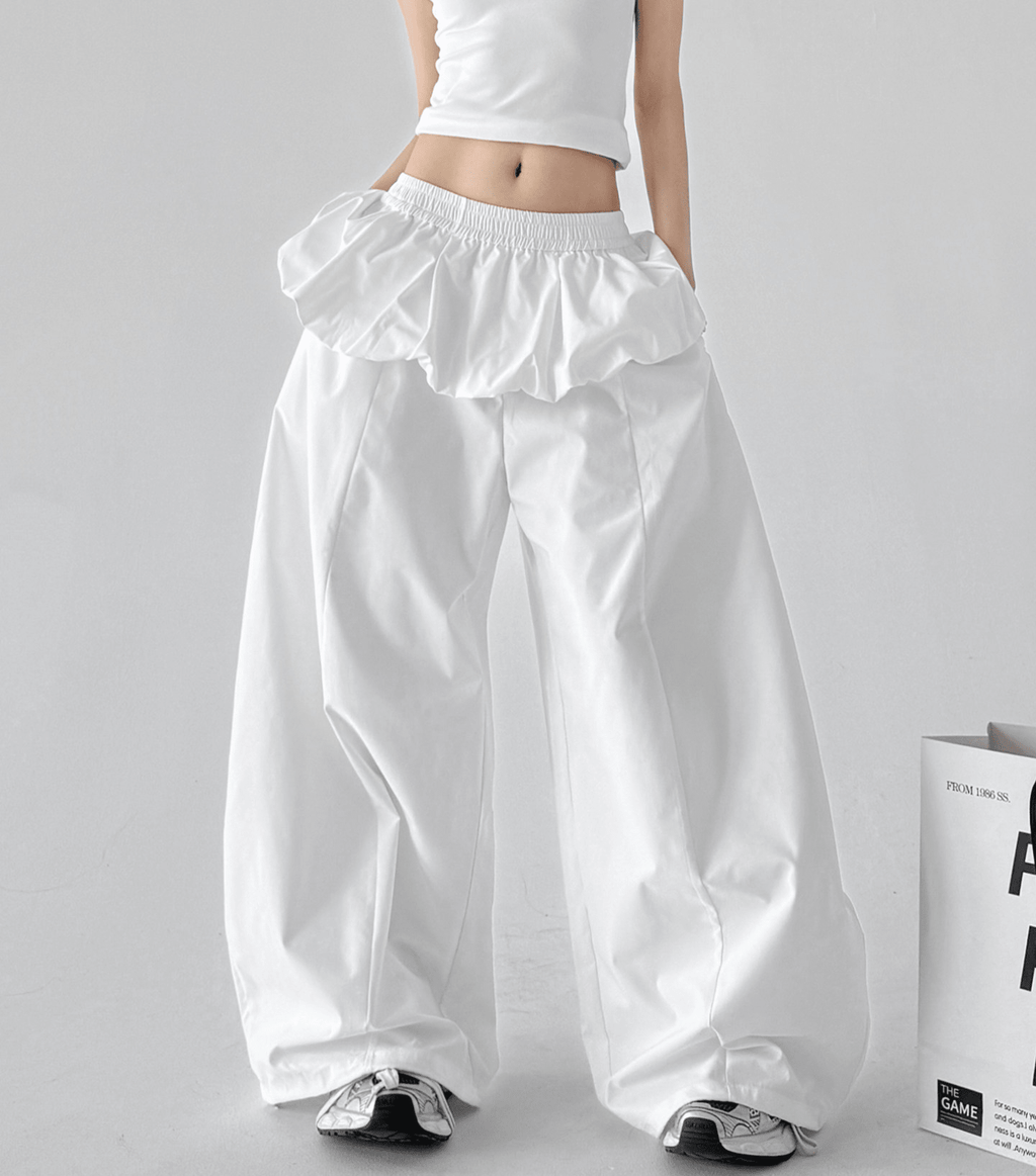 Ruffle Waist Wide - Leg Pants – CT6671 - COPPING THREADS - CT Select