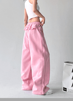 Ruffle‑Waist Wide‑Leg Sweatpants - COPPING THREADS - CT Select