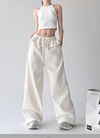 Ruffle‑Waist Wide‑Leg Sweatpants - COPPING THREADS - CT Select