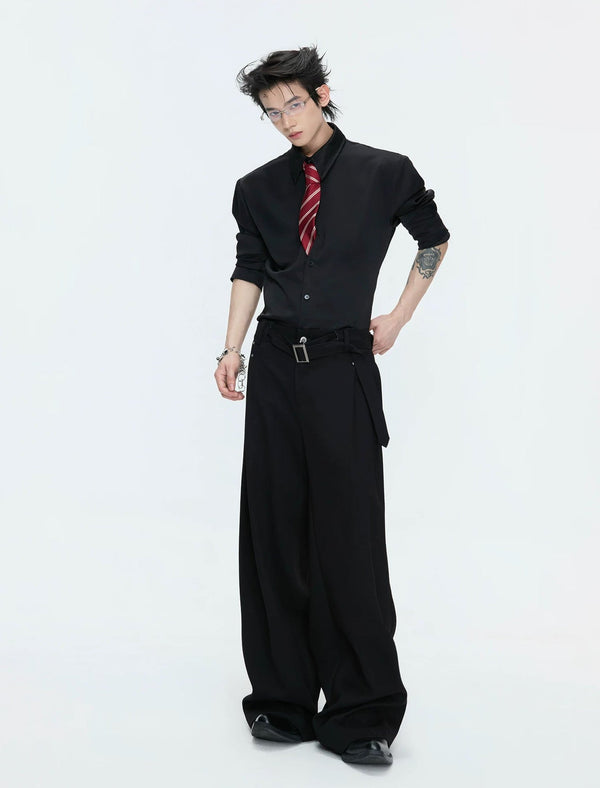 Satin-Finish Waist-Shaped Shirt - COPPING THREADS - Argue Culture