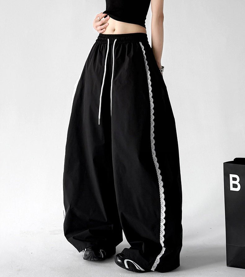 Scalloped-Lace Wide-Leg Pants - CT66203 - COPPING THREADS - CT ORIGINALS